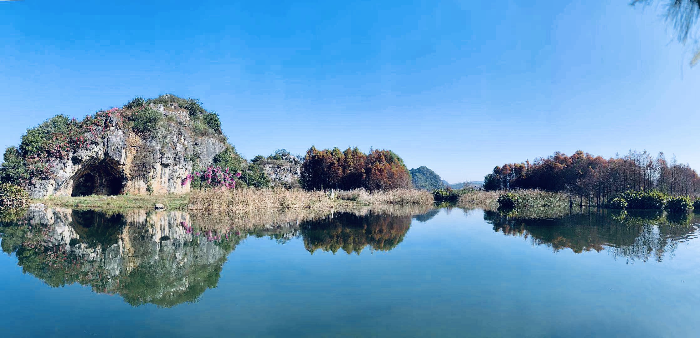 普者黑风景区水天一色