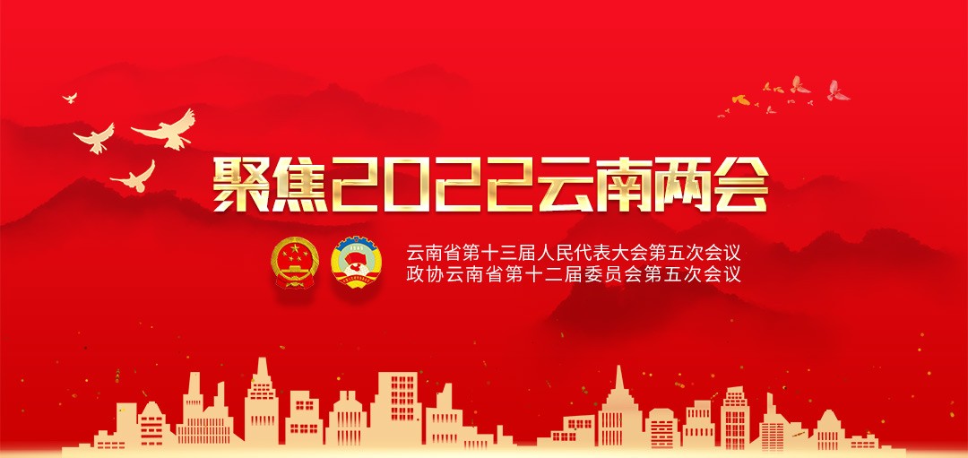 热烈庆祝2022年云南省两会隆重召开